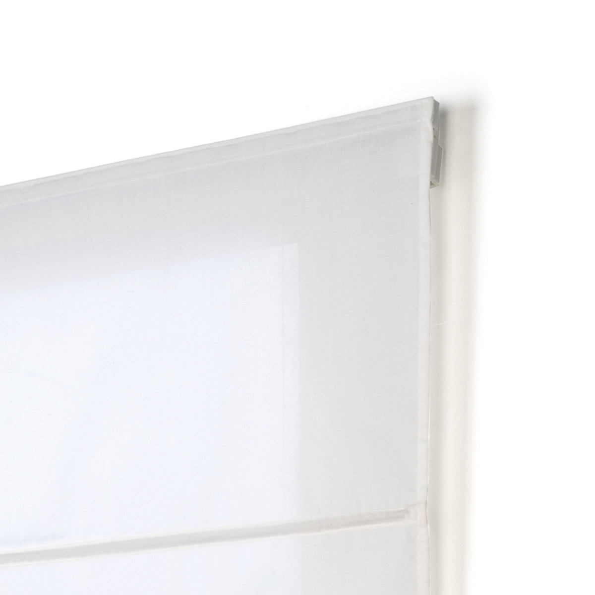 Estor Plegable sin Varillas, Estor Paqueto traslúcido para Ventanas y  Puertas Blanco, 45 x 175 cm